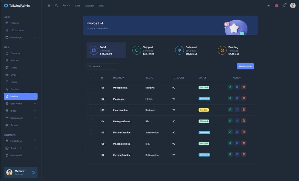 Invoice App