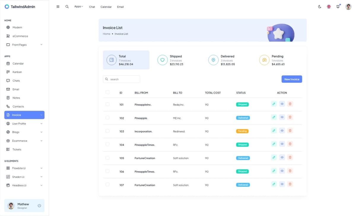 Invoice App