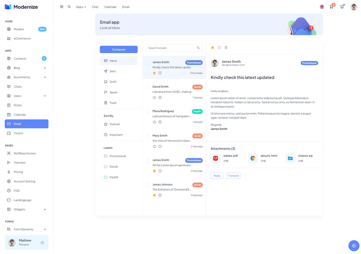 Email App