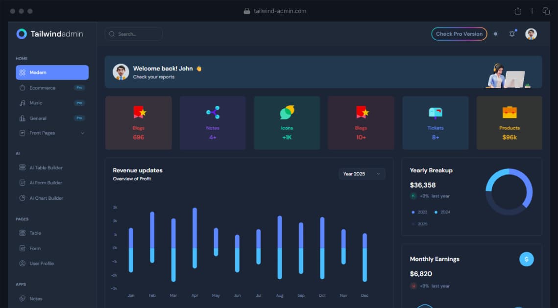 Hero Dashboard