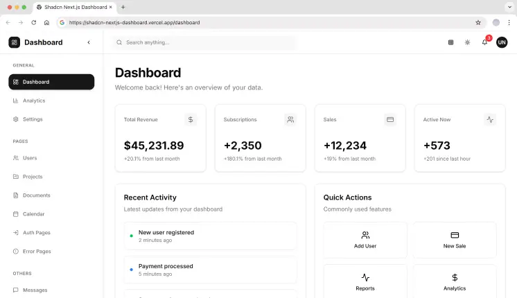 ShadcnNextjsDashboard