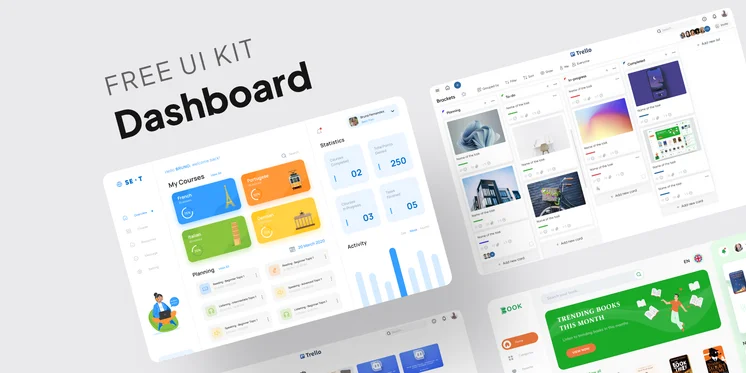 Dashboard Free UI Kit design