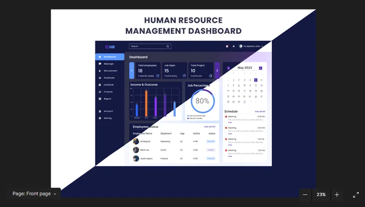 HR Dashboard design